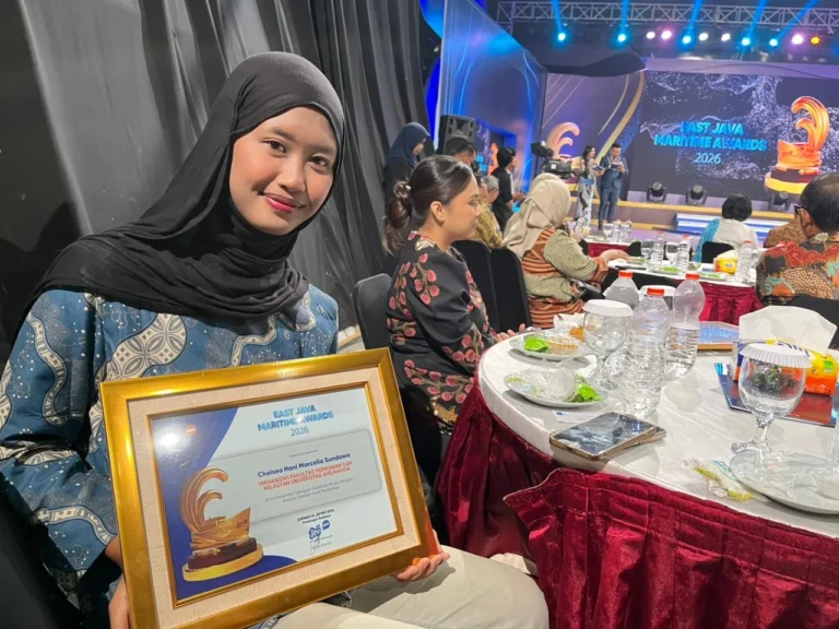 Mahasiswa FPK UNAIR Raih Penghargaan EAST JAVA MARITIME AWARDS 2026